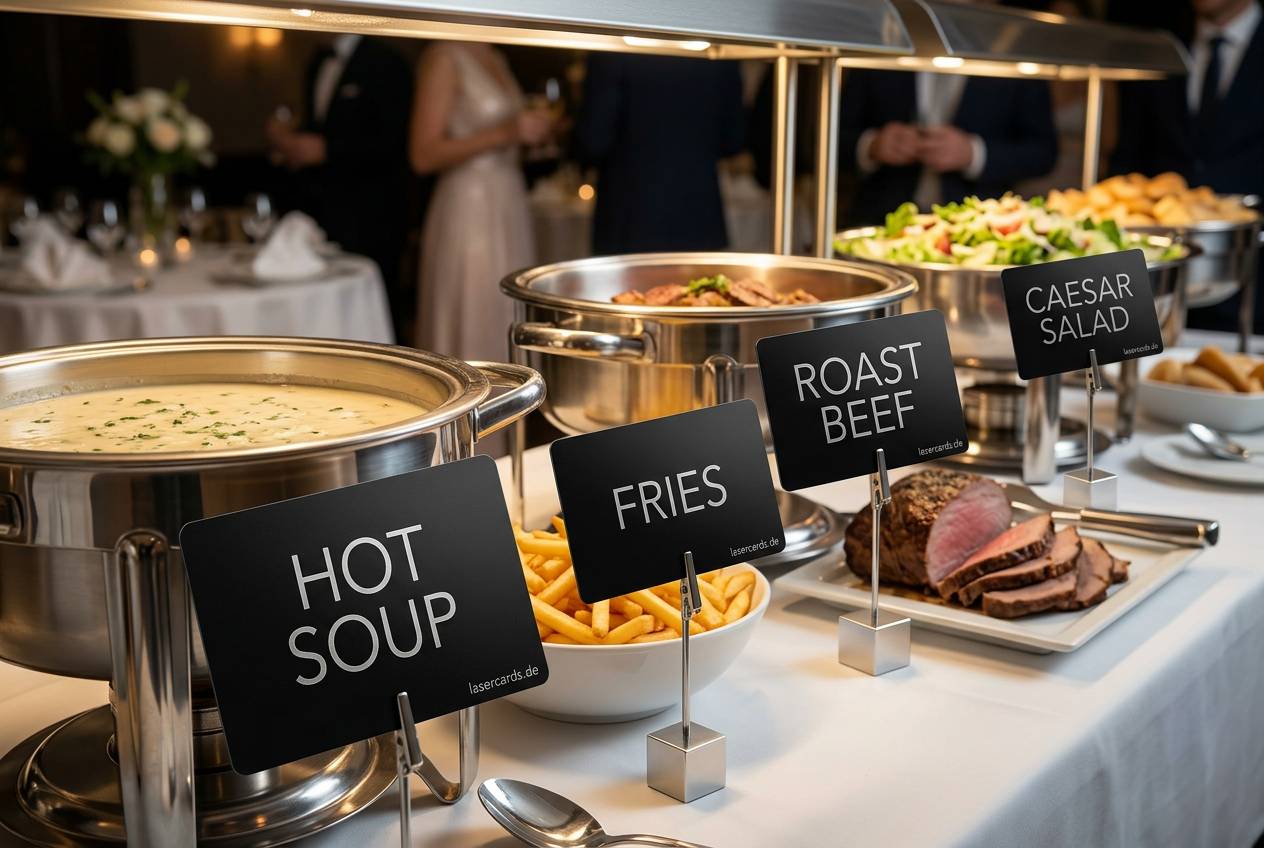 Buffet-Schilder